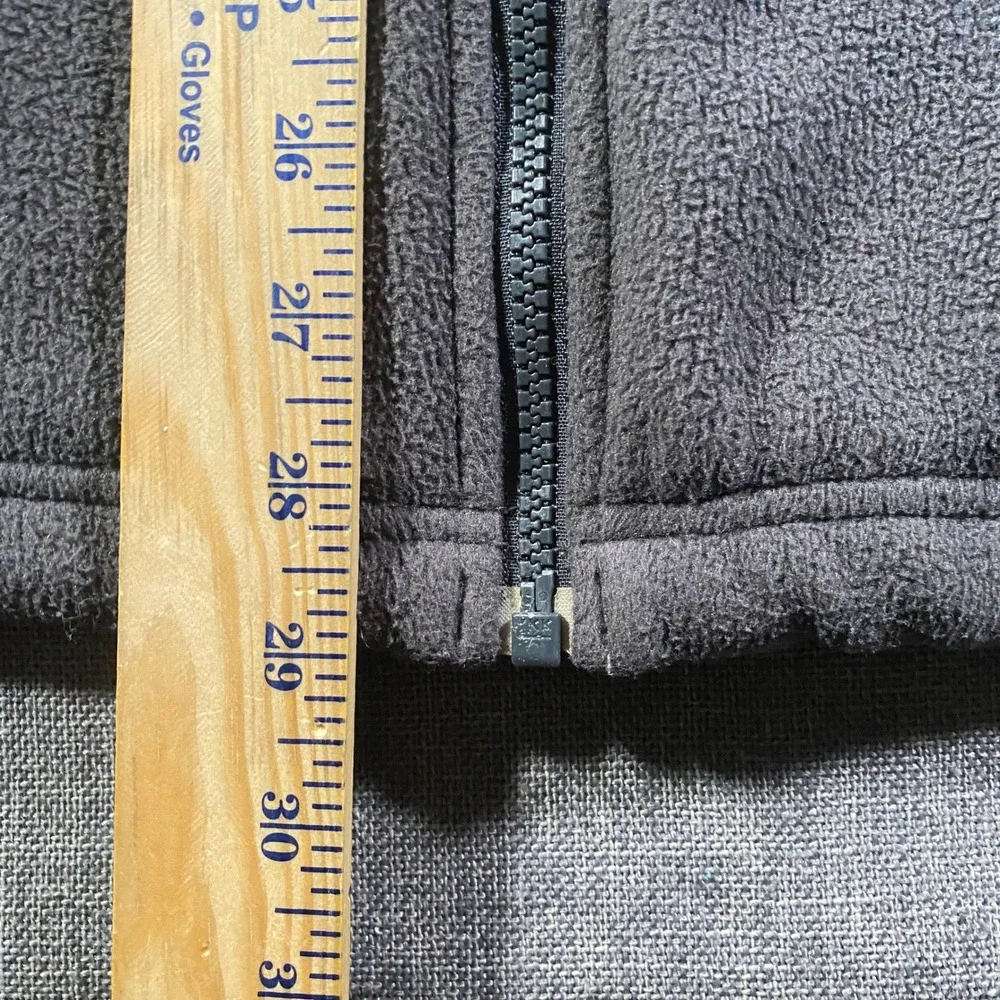 North Face‎ Mens XL Full Zip Fleece Jacket Charcoal Black TKA 200 Performance
